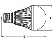 LED ŽÁROVKA E27 5W ECO 