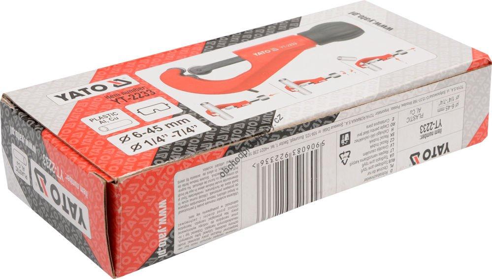 Řezačka na trubky YATO 6-45 mm YT-2233