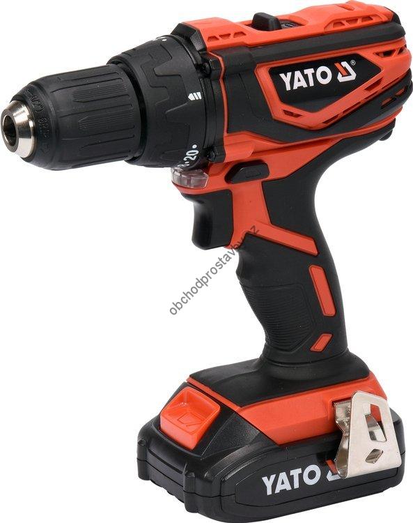 Akumulátorová 18V vrtačka YATO 13mm, 40Nm, 2Ah Li-Ion YT-82782