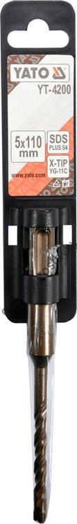 Vrták YATO do železobetonu SDS+ 5x110mm kvalitní YT-4200 X-TIP