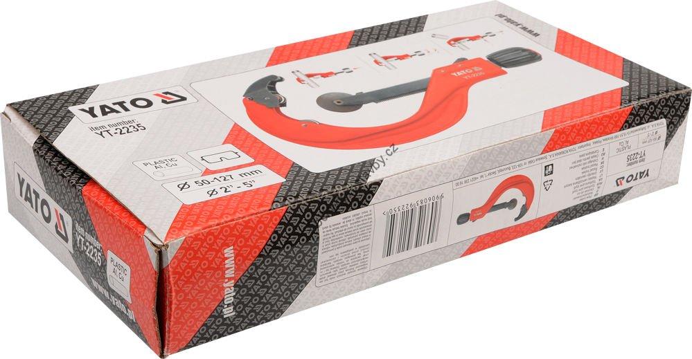 Řezačka na trubky YATO, řezač trubek 50-127mm, rychlořezačka YT-2235