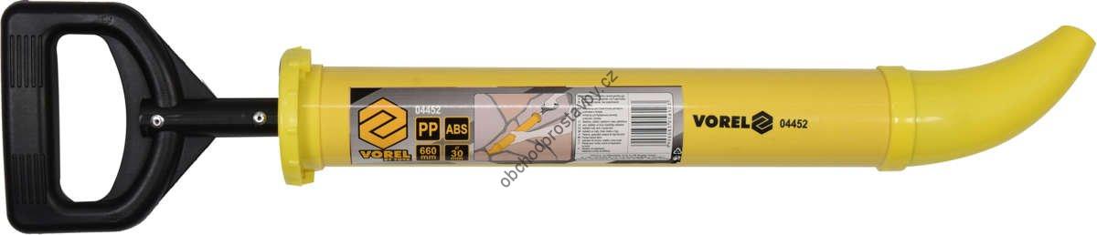 Vytlačovací pistole spárovací VOREL na stavební hmoty, nástavec kulatý zahnutý 20mm, TO-04452