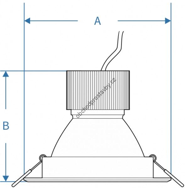 Bodovka LED DOWNLIGHT 5W DEEP 