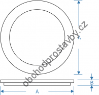 Bodovka LED DOWNLIGHT 6W SLIM LIGHTECH kulatá