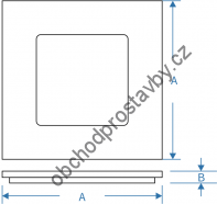 Bodovka LED DOWNLIGHT 4W SLIM LIGHTECH čtvercová