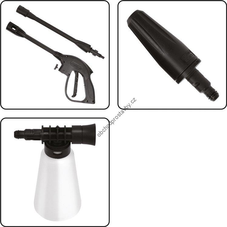 Tlaková myčka, vapka YATO, 1400W, tlak 105bar, s příslušenstvím YT-85910