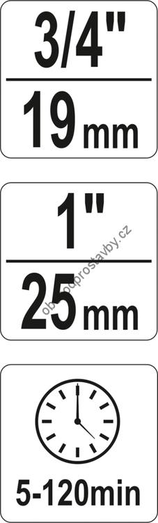 Zavlažovací spínací hodiny, časovač FLO, 5-120 min TO-89282