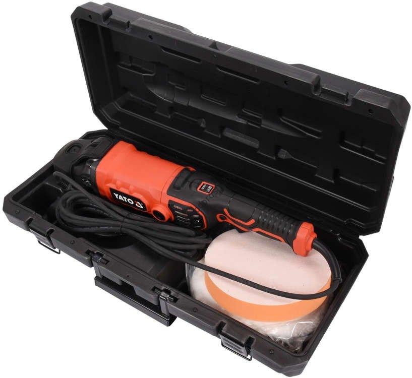 YATO Leštička karoserií 230V, výkon 1400W, kotouč 180mm, 5m kabel, YT-82196