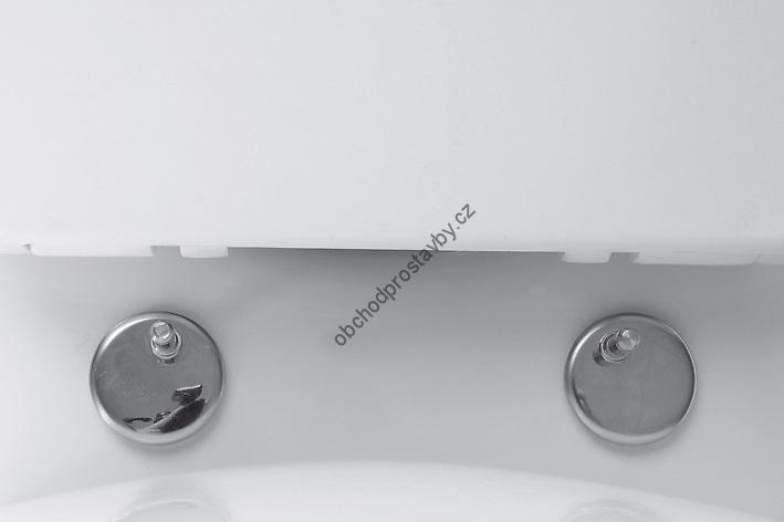 WC deska samosklápěcí,volně padající FALA bílá duroplast TO-75470