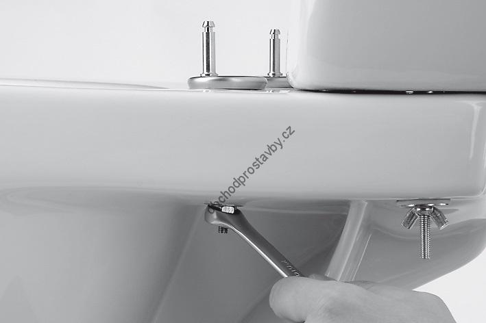 WC deska samosklápěcí,volně padající FALA bílá duroplast TO-75470